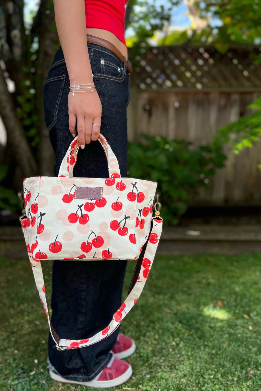 Maika Mini Tote - Cherries
