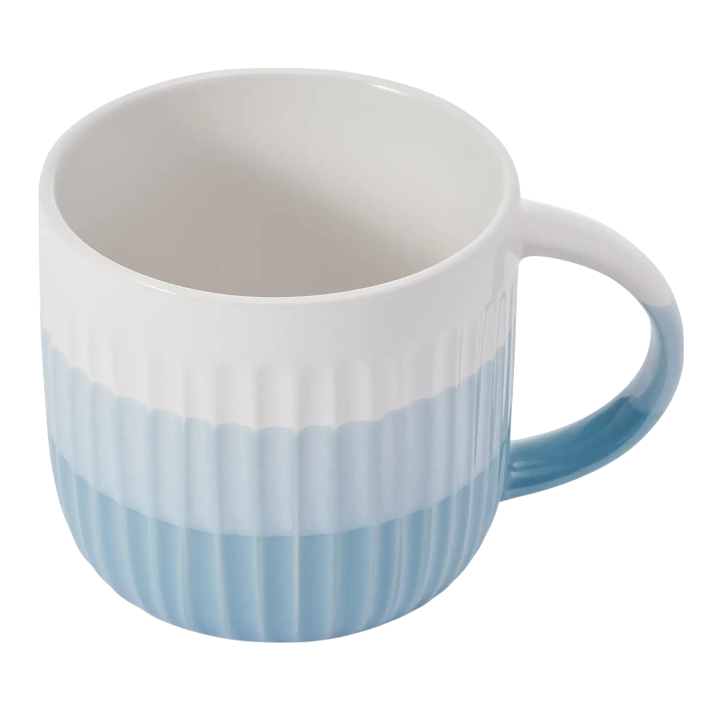Pfaltzgraff Blue Ombre Ribbed Mug - Thumbnail 3