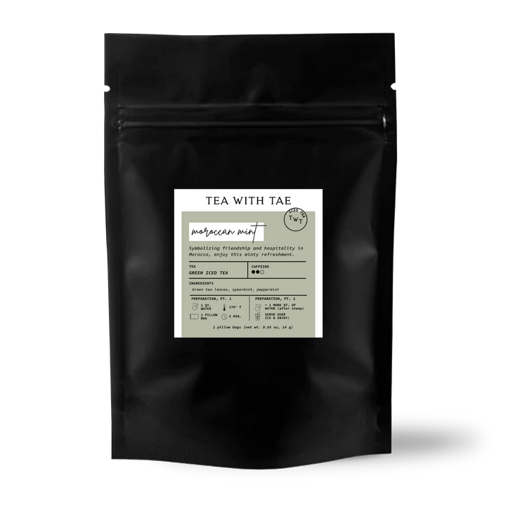 Moroccan Mint Iced Green Tea Pouch (2 pillow bags)