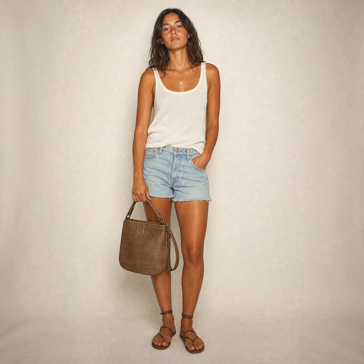 Frye Melissa Hobo Bag - Khaki
