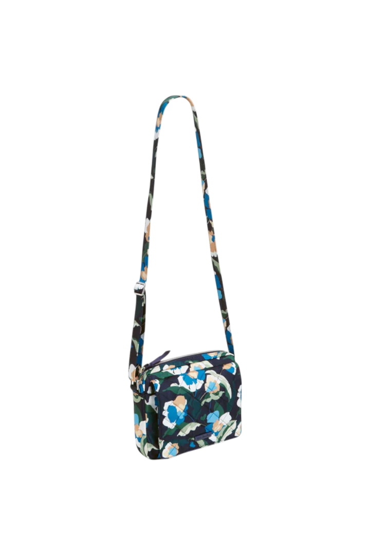 Vera Bradley RFID Medium Hipster Crossbody Purse – Immersed Blooms