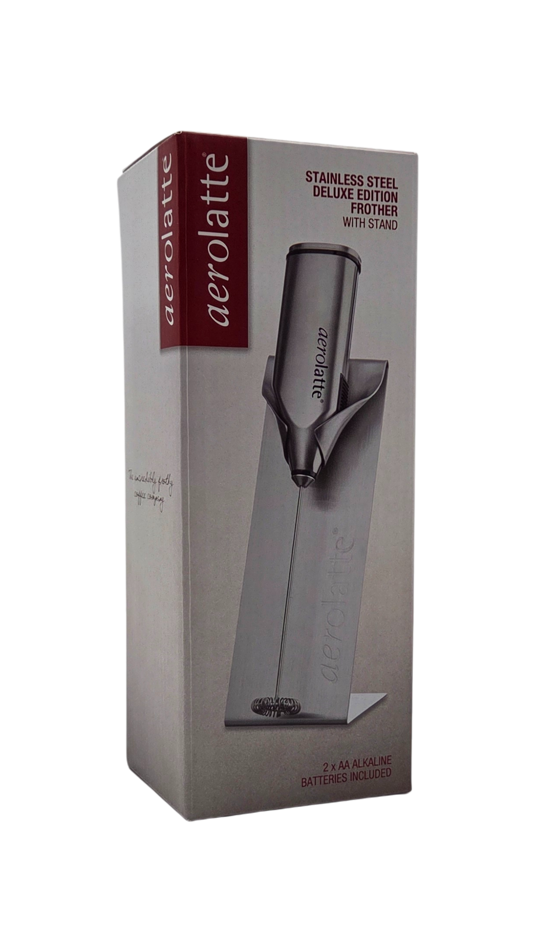 Professional Stainless Steel Milk Frother with Counter Stand