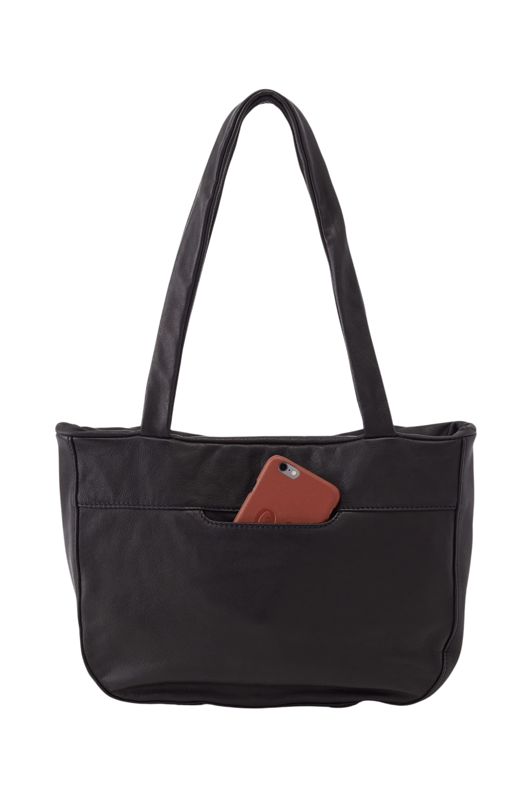 Hobo Carver Quilted Leather Shoulder Bag – Black