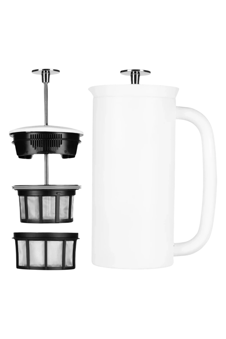 ESPRO P7 Stainless Steel French Press Coffee Maker - 18oz - White